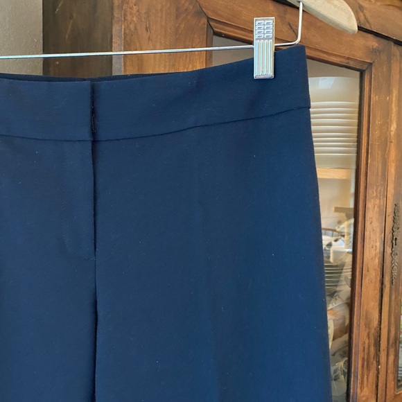 Classiques Entier Navy Blue Wide Leg Cuffed Trouser. - Picture 2 of 6